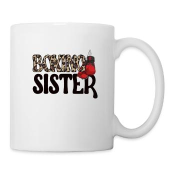 Boxe Sœur Cadeau Fier Boxe Sœur Boxer - Mug blanc - blanc - Droite