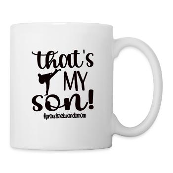 Taekwondo Mom Taekwondo Mother Taekwondo Fighter - Mug - white - Right