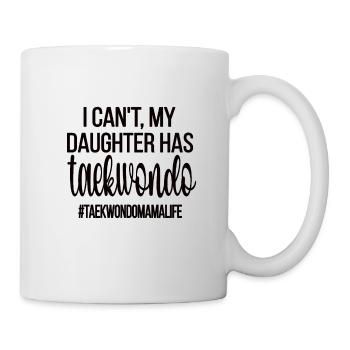 Taekwondo Mom Taekwondo Mother Taekwondo Fighter - Mug - white - Right