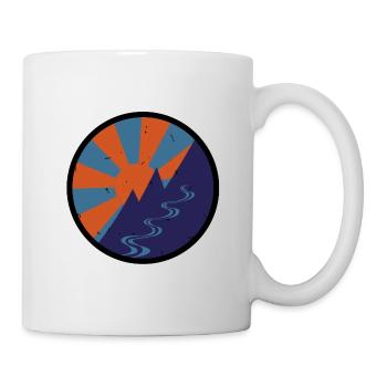 Montagne vintage - Mug blanc - blanc - Droite