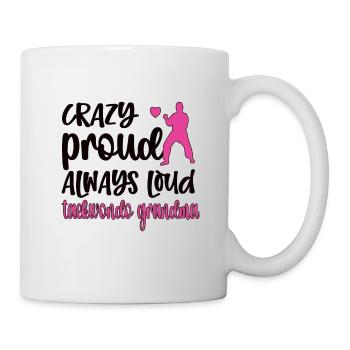 Taekwondo Grand-mère Fière Taekwondo Grand-mère Cadeau - Mug blanc - blanc - Droite