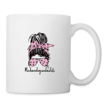 Taekwondo Grand-mère Fière Taekwondo Grand-mère Cadeau - Mug blanc - blanc - Droite