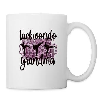 Taekwondo Grand-mère Fière Taekwondo Grand-mère Cadeau - Mug blanc - blanc - Droite