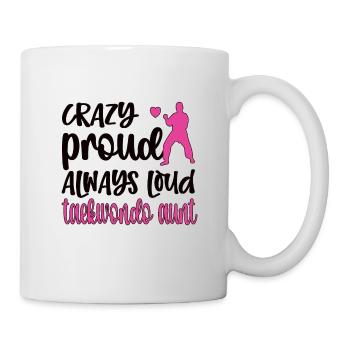 Taekwondo Tante Fière Taekwondo Tante Cadeau - Mug blanc - blanc - Droite