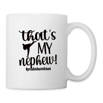 Taekwondo-Tante Stolze Taekwondo Tante Geschenk - Tasse - Weiß - Rechts