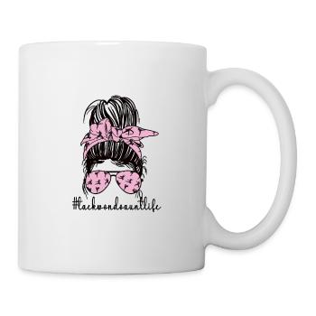 Taekwondo Tante Fière Taekwondo Tante Cadeau - Mug blanc - blanc - Droite