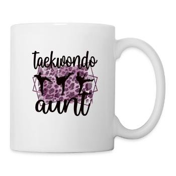 Proud Taekwondo Aunt Taekwondo Aunt Gift - Mug - white - Right
