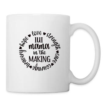 IUI Mama Intrauterine Insemination Mutter Geschenk - Tasse - Weiß - Rechts