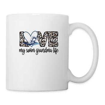 Meilleure natation Grand-mère Grand-mère Nageuse Grand-mère Natation Grand-mère - Mug blanc - blanc - Droite