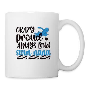 Fière natation Nana Nageuse Nana Grand-mère Cadeau - Mug blanc - blanc - Droite