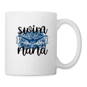 Fière natation Nana Nageuse Nana Grand-mère Cadeau - Mug blanc - blanc - Droite