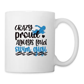 Proud Swimming Gigi Swimmer Gigi Grandma Gift - Mug - white - Right