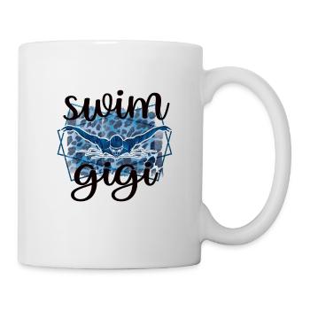 Proud Swimming Gigi Swimmer Gigi Grandma Gift - Mug - white - Right