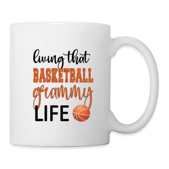 Grammy Grandma By Basketball Player Basketball Grammy - Mug - white - Right