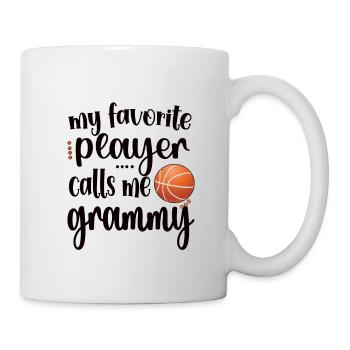 Grammy Grandma By Basketball Player Basketball Grammy - Mug - white - Right