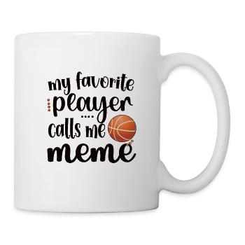 Meme Grandma Of Basketball Player Basketball Meme - Mug - white - Right
