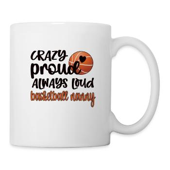 Nanny Grandma Of Basketball Player Basketball Nanny - Mug - white - Right