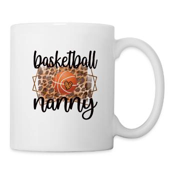 Nanny Grandma Of Basketball Player Basketball Nanny - Mug - white - Right