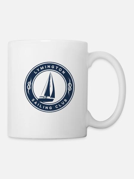 Lymington sailboat - Mug - white