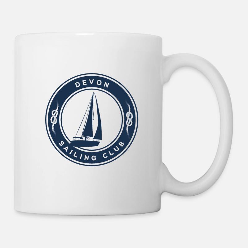 Devon sailing - Mug blanc - blanc