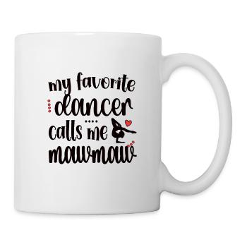Fier danse Mawmaw grand-mère de danseuse danse Mawmaw - Mug blanc - blanc - Droite