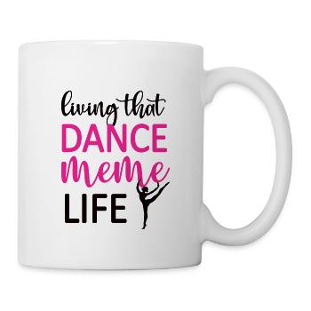 Fier Dance Meme Grandma Of Dancer Dancing Meme - Mug blanc - blanc - Droite