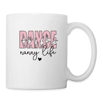 Fière danse nounou grand-mère par danseuse dansant nounou - Mug blanc - blanc - Droite