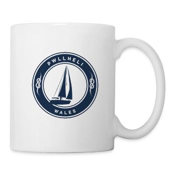 PWLLHELI WALES - Mug - white - Right