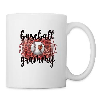 Grammy Oma Von Baseballspieler Baseball Grammy - Tasse - Weiß - Rechts