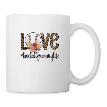 Grammy Grandma Of A Baseball Player Baseball Grammy - Mug - white - Right