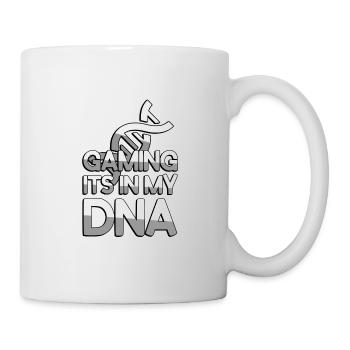 JOUER C’EST DANS MON ADN - Gaming - Mug blanc - blanc - Droite