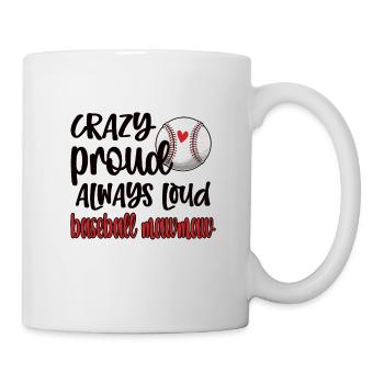Mawmaw Grand-mère du joueur de baseball Baseball Mawmaw - Mug blanc - blanc - Droite