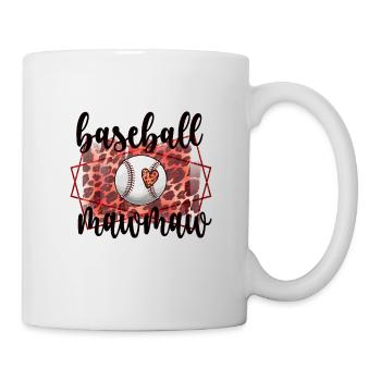 Mawmaw Grand-mère du joueur de baseball Baseball Mawmaw - Mug blanc - blanc - Droite