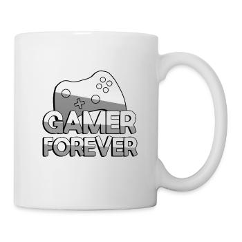 GAMER FOREVER + Controller - Gaming - Mug - white - Right