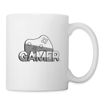 GAMER + Controller - Gaming - Tasse - Weiß - Rechts