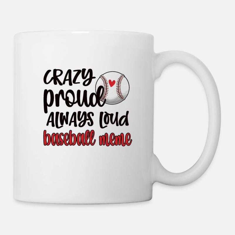 Stolze Meme Oma Von Baseballspieler Baseball Meme - Tasse - Weiß