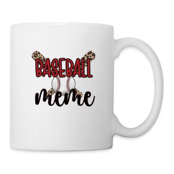 Meme Grand-mère d’un joueur de baseball Baseball Meme - Mug blanc - blanc - Droite