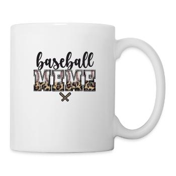 Meme Grand-mère d’un joueur de baseball Baseball Meme - Mug blanc - blanc - Droite