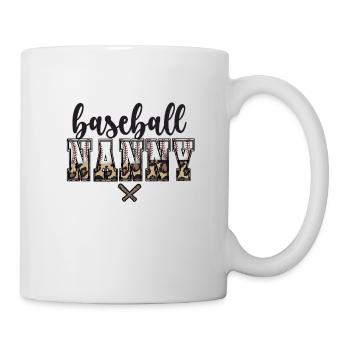 Nanny Grandma Of a Baseball Player Baseball Nanny - Mug - white - Right