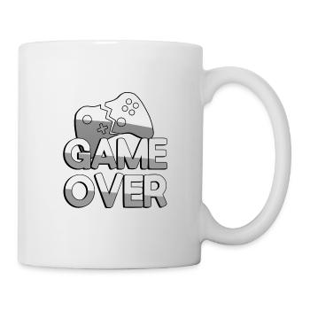 GAME OVER + Contrôleur - Jeux - Mug blanc - blanc - Droite