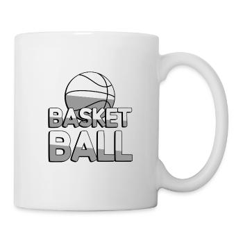 BASKETBALL + Basket Ball - Sport - Tasse - Weiß - Rechts