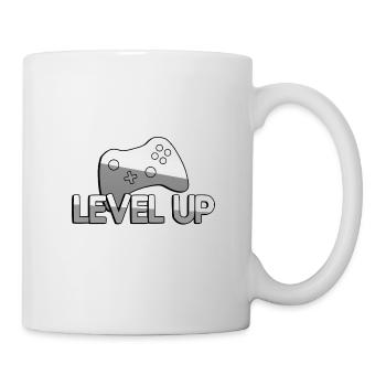 LEVEL UP + Controller - Gaming - Mug - white - Right