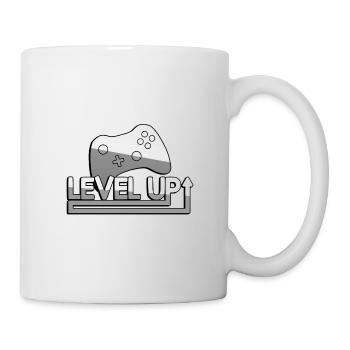LEVEL UP + Controller - Gaming - Mug - white - Right