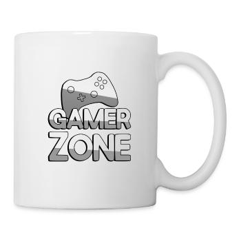 GAMER ZONE + Controller - Gaming - Tasse - Weiß - Rechts
