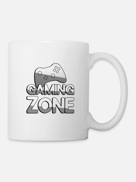 GAMING ZONE + Controller - Gaming - Tasse - Weiß