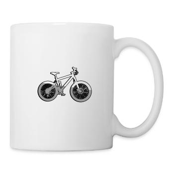 Fahrrad / Bike - Illustration - Mug - white - Right