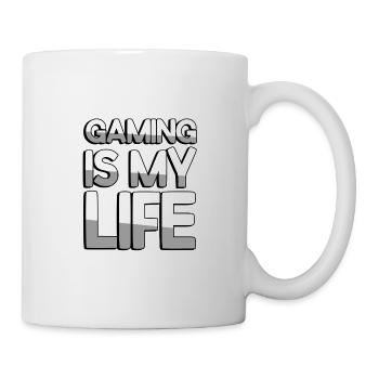 GAMING IS MY LIFE - Gaming - Mug - white - Right