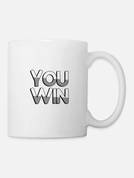 YOU WIN - Gaming - Tasse - Weiß