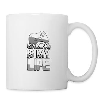 GAMING IS MY LIFE + Controller - Gaming - Mug - white - Right