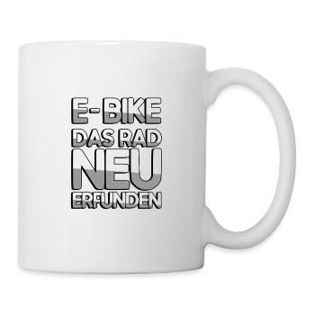 E-BIKE DAS RAD NEU ERFUNDEN - E-Bike - Tasse - Weiß - Rechts